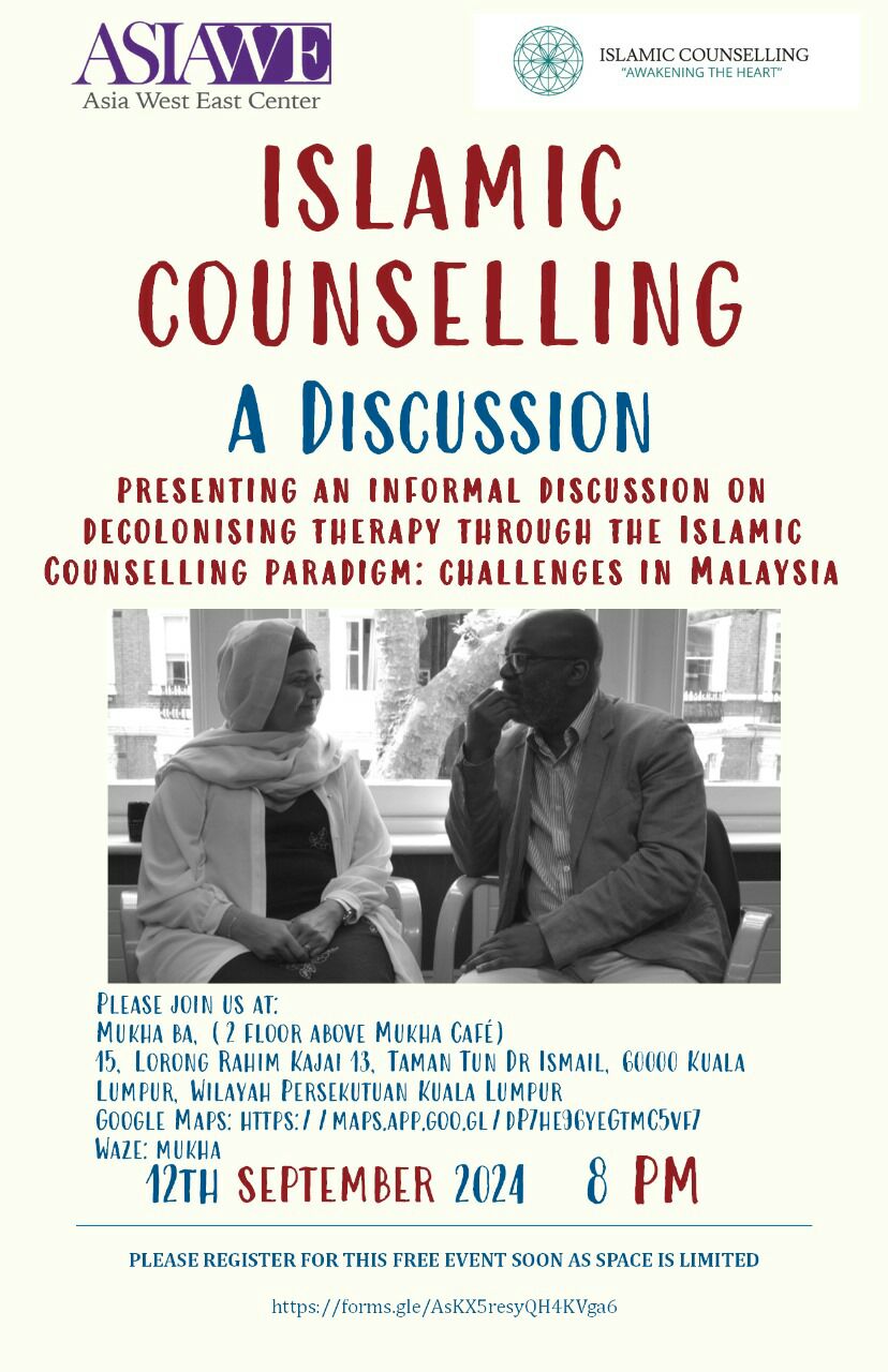 Special Event: A Discussion on Decolonising Therapy through Islamic Counselling